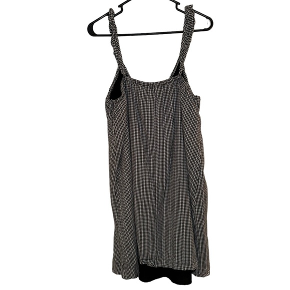 Women’s The Nines—By Hatch Black & White Gingham Sleeveless Mini Dress. Size XL. - Picture 6 of 9